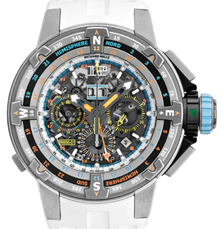 Richard Mille Automatic Flyback Chronograph Regatta "Les Voiles De St Barth" Ice Blue RM 60-01