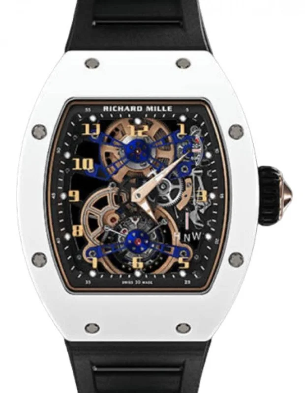 Richard Mille Manual Winding Tourbillon ATZ Ceramic White RM 17-02 - BRAND NEW