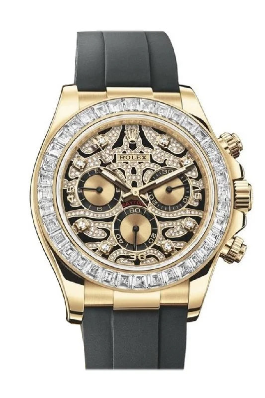 Rolex Cosmograph Daytona Eye of the Tiger Chronograph Automatic Chronometer Diamond Men's Watch 116588TBR-0003 116588TBR