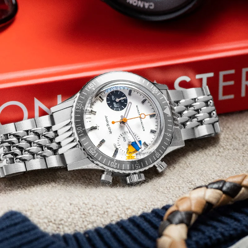 Nivada Grenchen X Analog:Shift Chronomaster 'Big Eye' Yachting Limited Edition