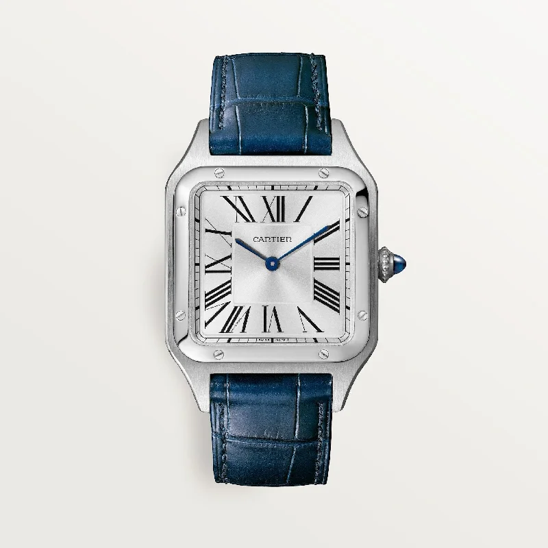 Cartier Santos-Dumont 43.5 mm WSSA0022 Silver Dial Leather