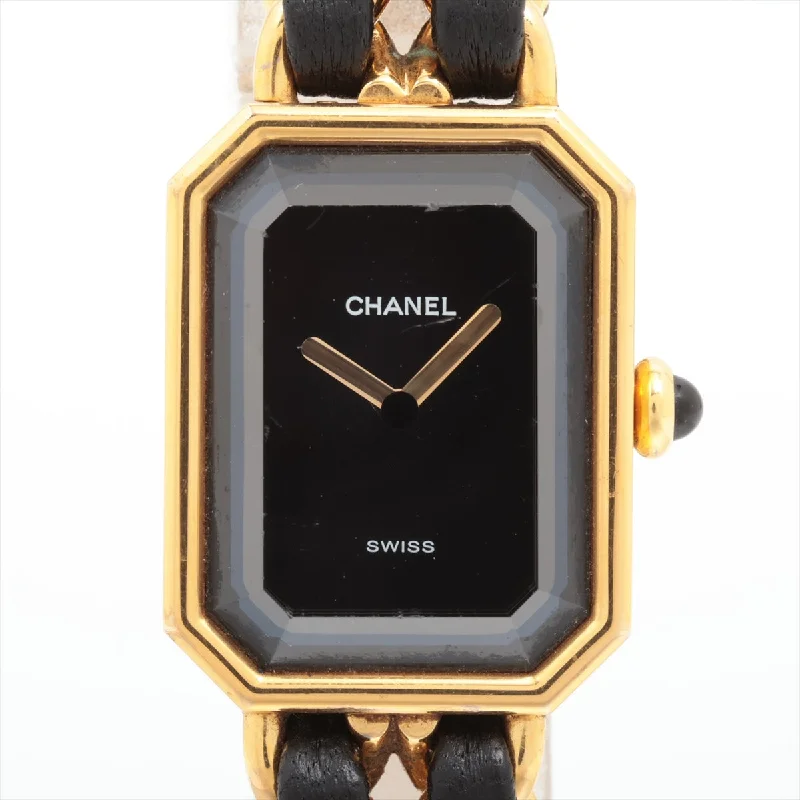 Chanel Premier L Black Gold Watch