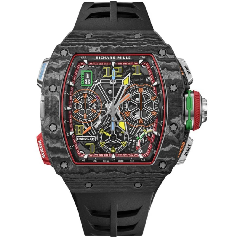 Richard Mille RM65-01 Automatic Winding Split Chronograph Open-Work Dial