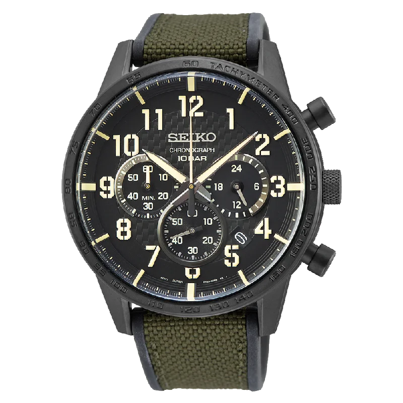 Seiko Chronograph Green Men's Watch SSB369P