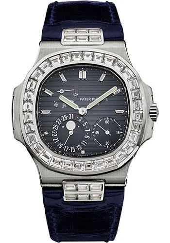 Patek Philippe 40mm Nautilus Watch Blue Dial 5724G