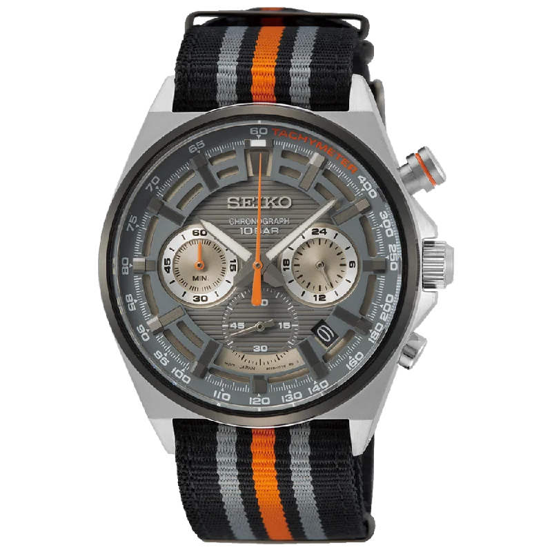 Seiko Neo Sports Chronograph Grey Men's Watch SSB403