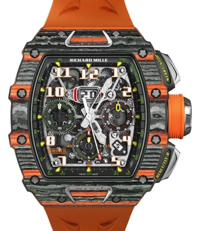 Richard Mille Automatic Flyback Chronograph McLaren Carbon TPT Orange RM 11-03