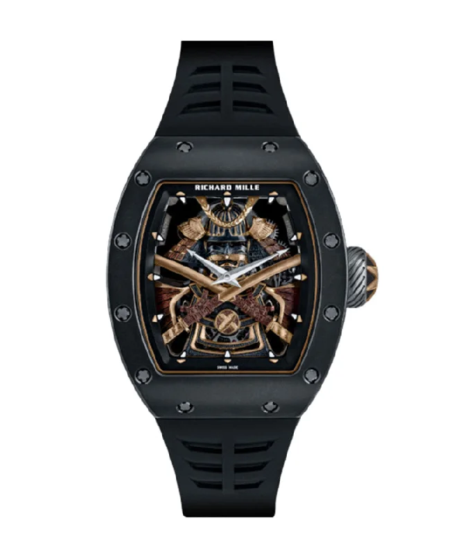 Richard Mille Manual Winding Tourbillon "Samurai" Carbon TPT/Yellow Gold RM 47 - BRAND NEW