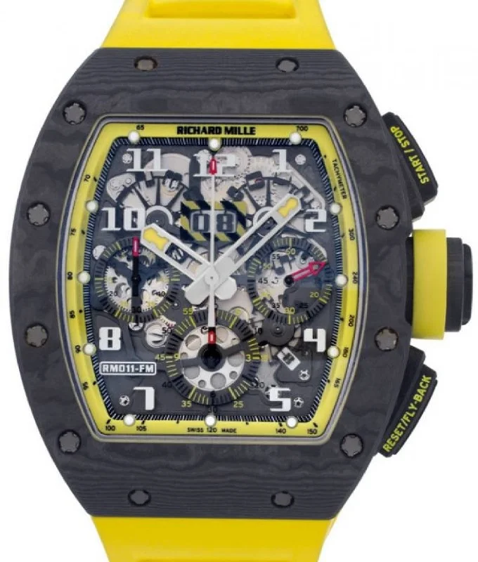 Richard Mille Flyback Chronograph "Felipe Massa" Carbon Yellow Accents RM 011