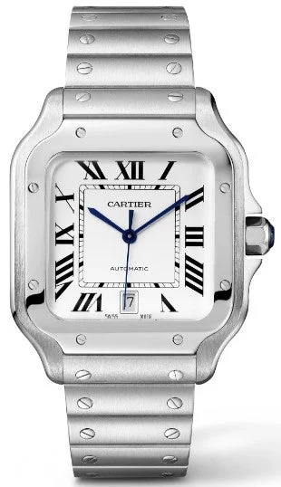 Cartier Santos NEW 2023 Santos De Cartier Large White Dial WSSA0018