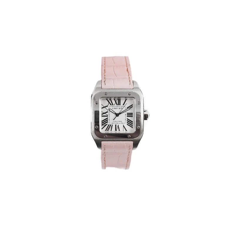 Cartier Santos 100 33MM Watch W20126X8 Pink 2022