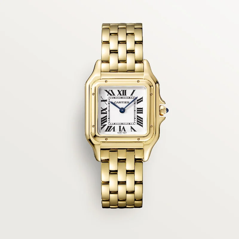 Cartier Panthere De 36.5mm WGPN0045 Roman Silver Dial Gold