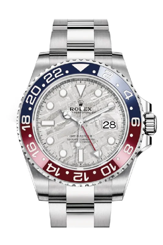 Rolex GMT-Master II White Gold Meteorite Dial Men's Watch 126719BLRO 126719