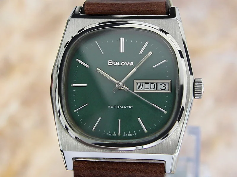 Bulova N9 Stainless Steel Men's Vintage Watch