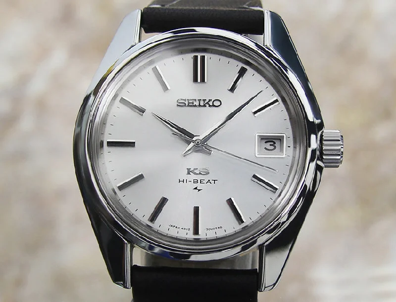 King Seiko Hi Beat 4502 7000 Manual Stainless St Mens Japanese Watch