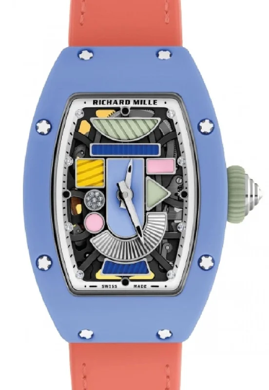 Richard Mille Automatic Winding Coloured Ceramic Powder Blue RM 07-01 - BRAND NEW