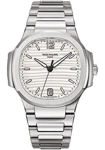 Patek Philippe 35.2mm Ladies' Automatic Nautilus Watch Opaline Dial 7118/1A