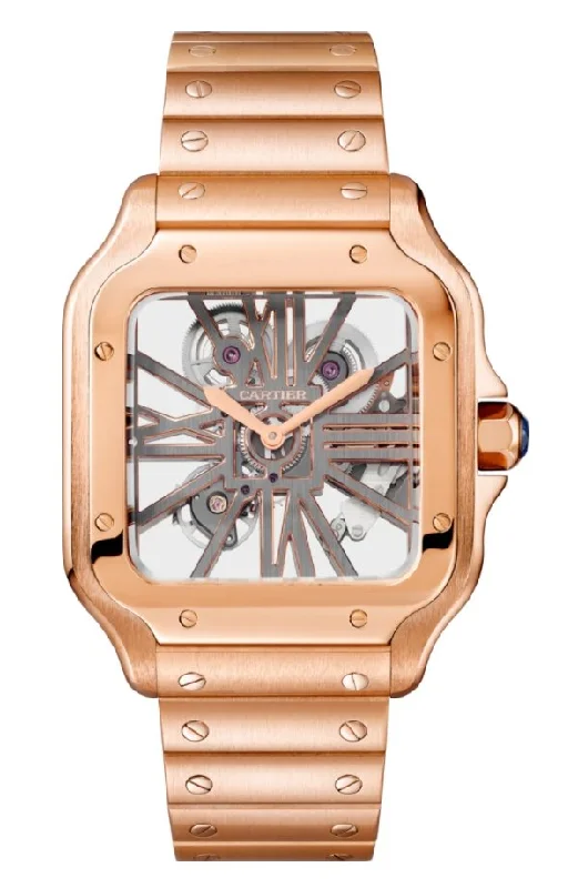 Cartier Santos De Cartier Skeleton (Ref# WHSA0016)