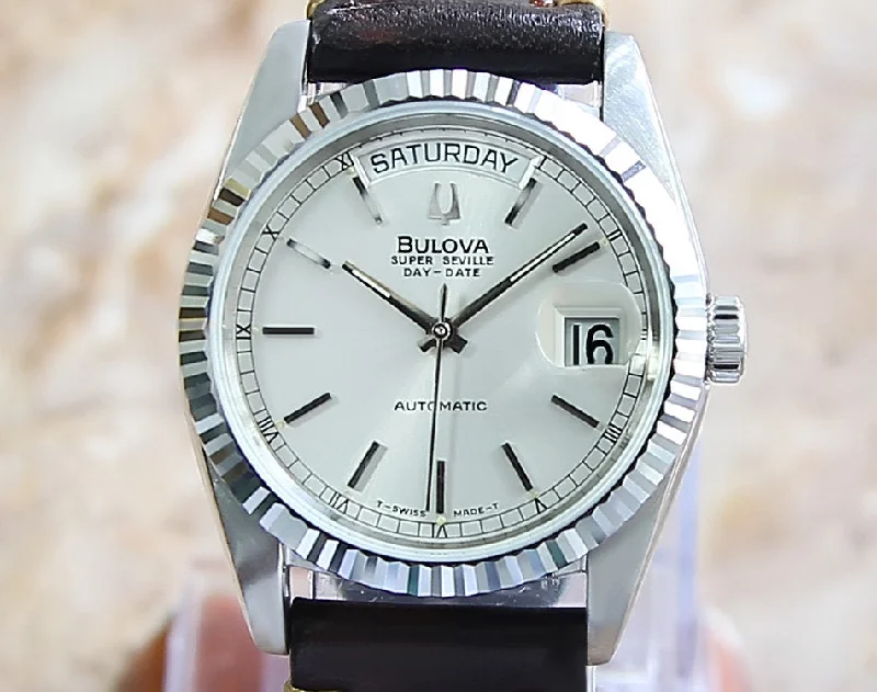 Bulova Super Seville 36mm Men's 1980 Automatic Watch