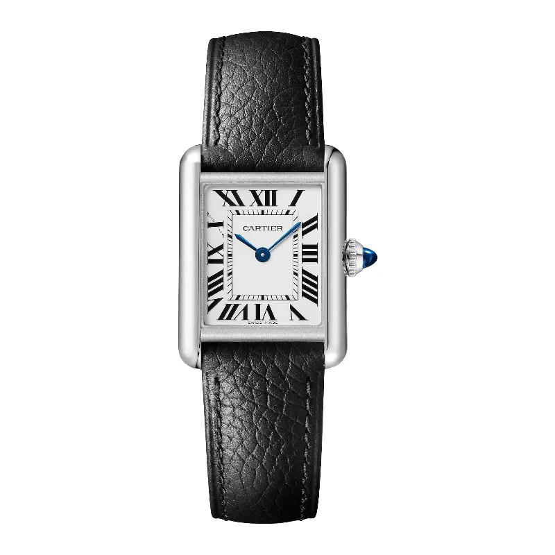 Cartier Tank Must SolarBeat™ Small Model 29.5 mm x 22 mm WSTA0089 Silver Roman Dial, Worn 2024