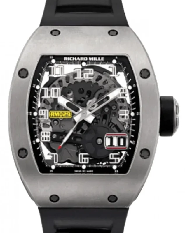 Richard Mille Automatic Winding Oversize Date Titanium RM 029 - BRAND NEW