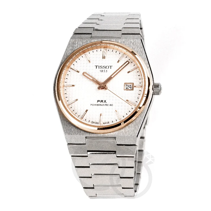 Tissot Prx Powermatic 80 Men's Rose Gold Watch T1374072103100