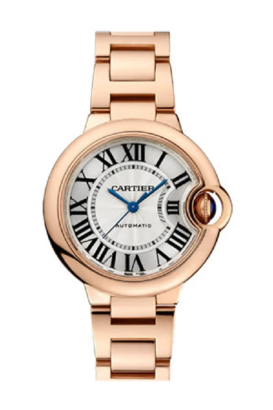 Cartier Ballon Bleu 33MM Rose Gold Bracelet W6920096