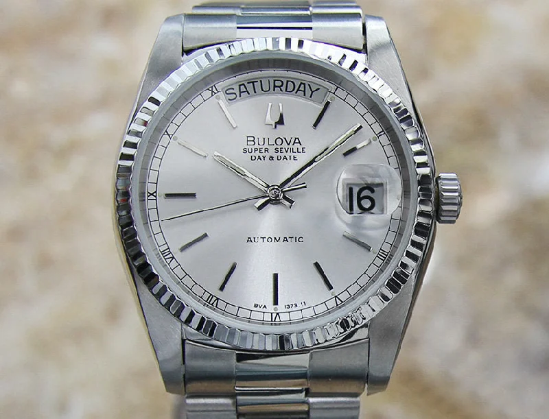 Bulova Super Seville Men's Watch - Silver Dial