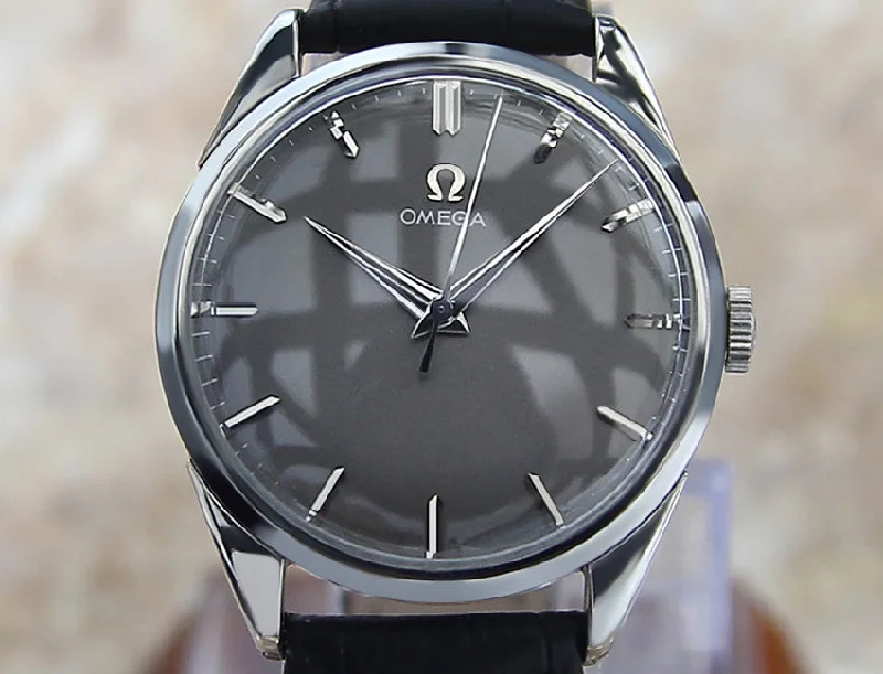 Omega Cal 284 Manual 1960s Men 35mm SS Watch