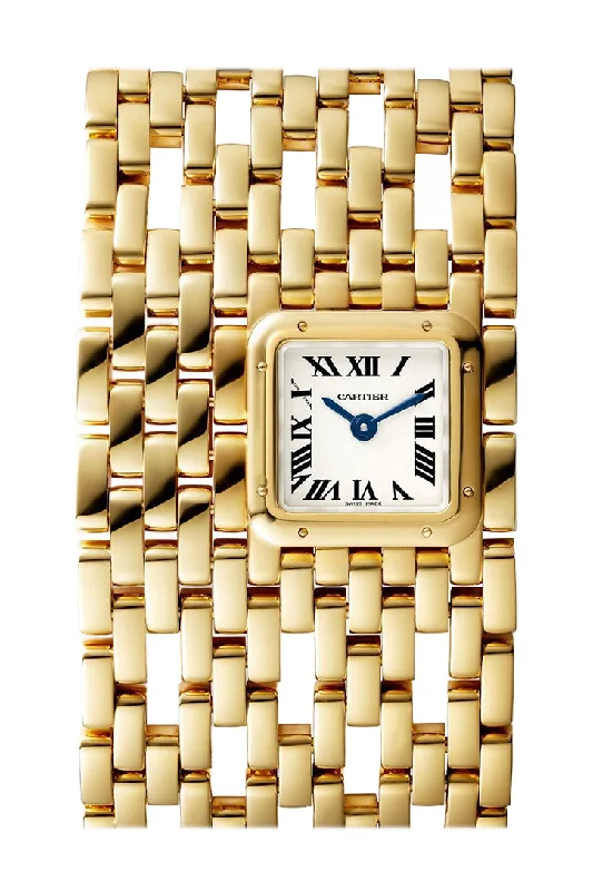 Cartier Panthère de Cartier Watch - 23 mm x 30 mm Yellow Gold Case  Silvered Dial - WGPN0038