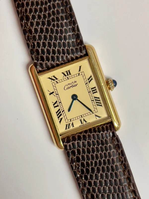 (SOLD) Cartier Must Tank