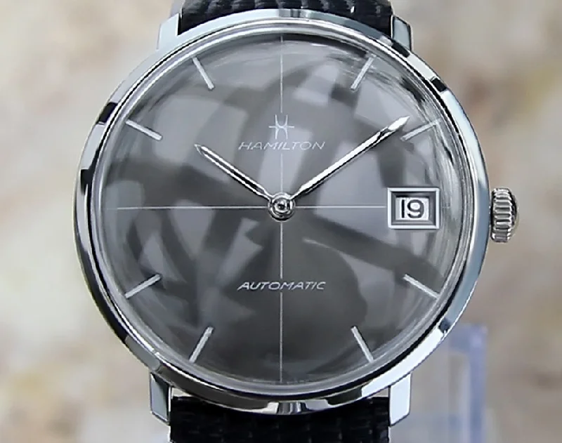 Hamilton Buren Rare 1960s Swiss Made Auto SS 35mm Men’s Watch