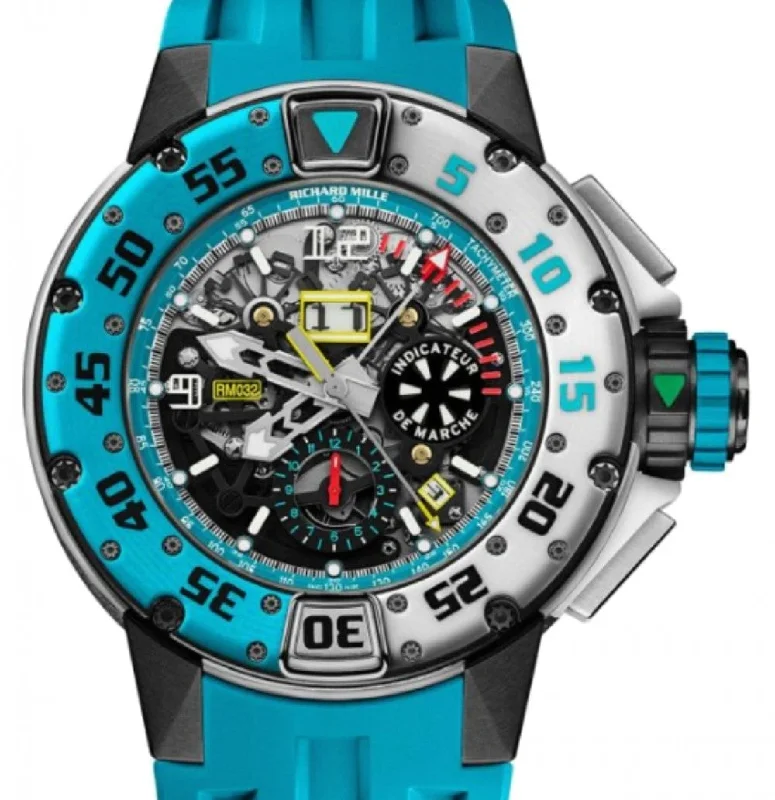 Richard Mille Automatic Winding Flyback Chronograph Les Voiles de Saint Barth Carbon TPT RM 032 - BRAND NEW