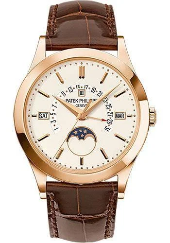 Patek Philippe 39.5mm Men Grand Complications Watch Brown Dial 5496R