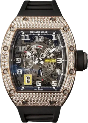 Richard Mille Automatic Winding with Declutchable Rotor Rose Gold Diamond Bezel | RM030 (5)