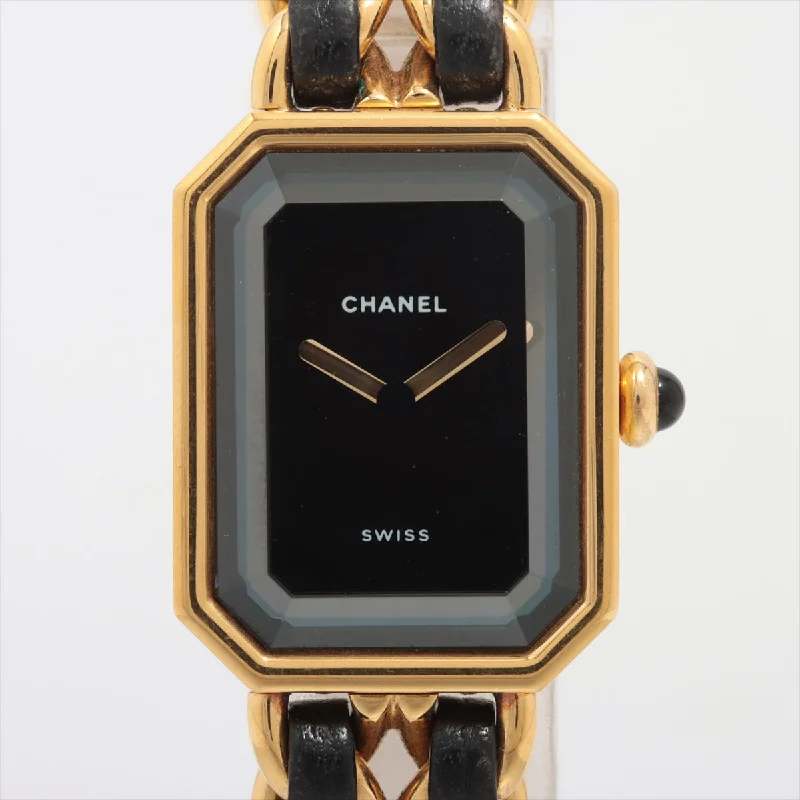 Chanel Premiere L Black Gold Watch