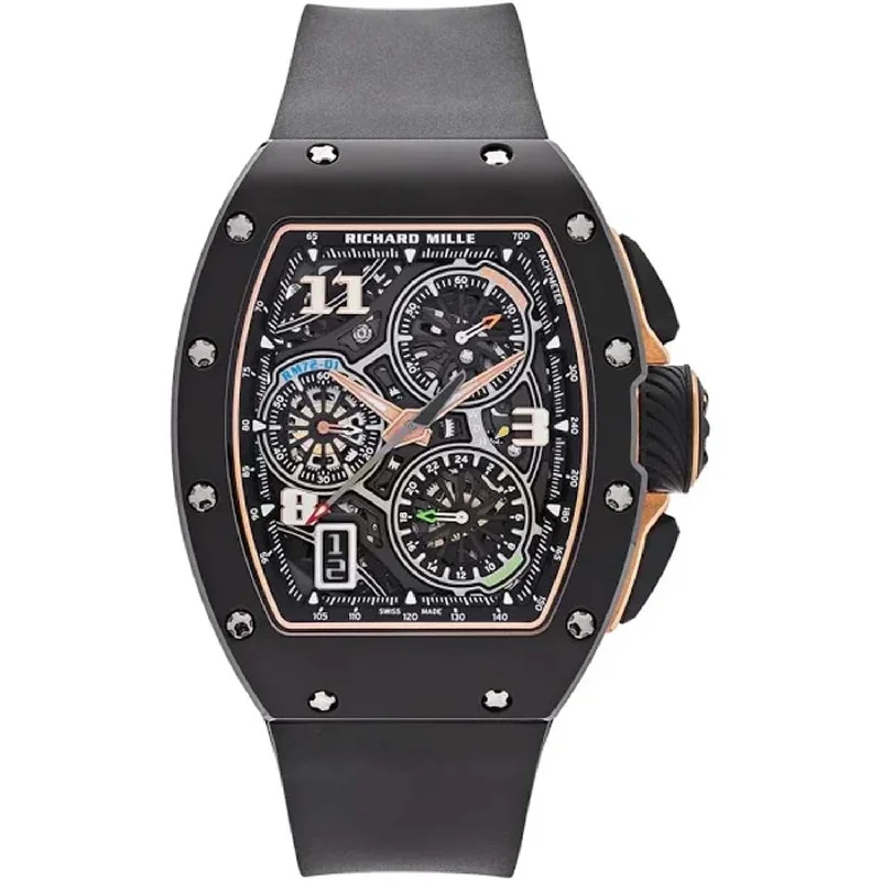 Richard Mille RM72-01 Black Ceramic Automatic Winding Lifestyle Flyback Chronograph