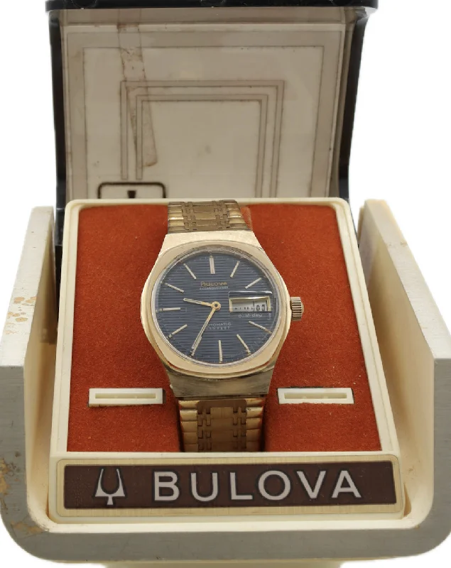 Vintage 35mm 1978 Bulova Oceanographer Men's Automatic Wristwatch 1133.10 Swiss