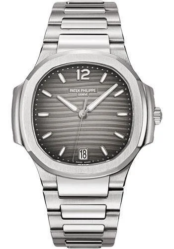 Patek Philippe 35.2mm Ladies Nautilus Watch Grey Dial 7118/1A