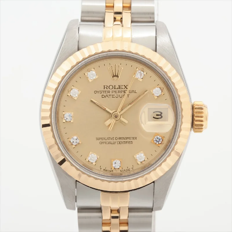 Rolex Datejust 26mm Two Tone Diamond Dial Watch