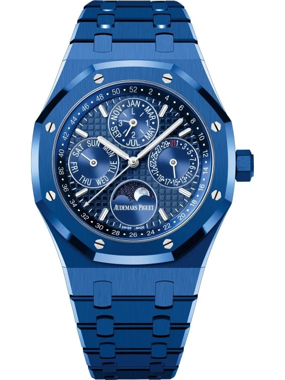 Audemars Piguet Royal Oak Perpetual Calendar Blue Ceramic Ref # 26579CS.OO.1225CS.01