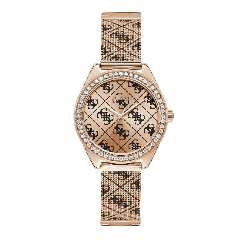 Guess Claudia Ladies Watch Rose Gold W1279L3