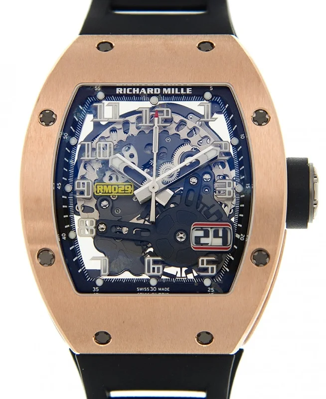 Richard Mille Automatic Winding Oversize Date Rose Gold RM 029 - BRAND NEW