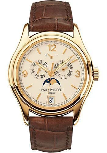 Patek Philippe 39mm Annual Calendar Compicated Watch Cream Dial 5146J