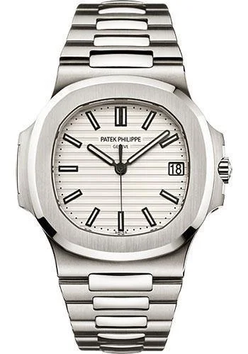 Patek Philippe 40mm Men Nautilus Watch White Dial 5711/1A 2019 Unworn