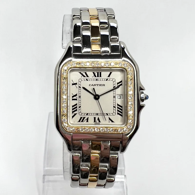 CARTIER PANTHERE Quartz 29mm 1 Row Gold 0.56TCW DIAMOND Watch