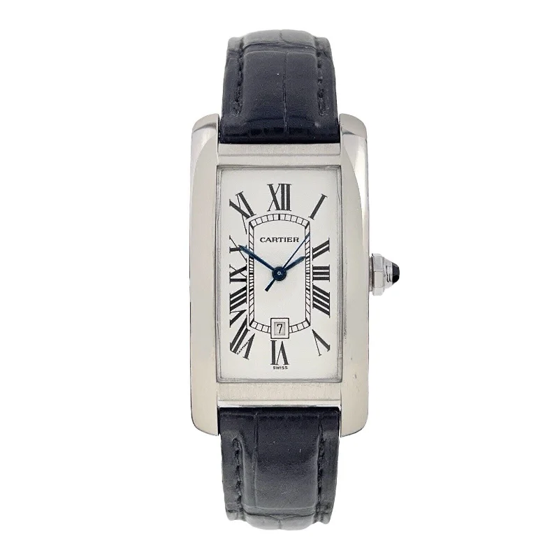 Cartier Americaine Midsize 18k White Gold 22mm Automatic Unisex Watch W2603655