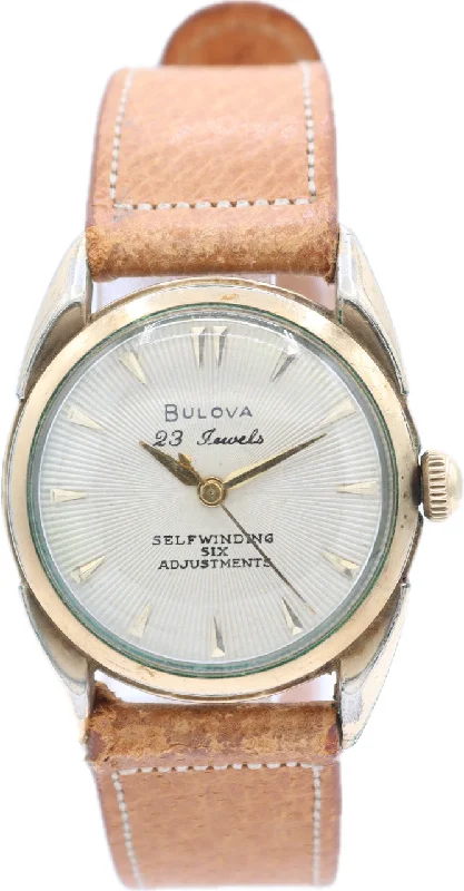 Vintage 30mm 1956 Bulova 23 Jewel Men's Automatic Wristwatch 10BPAC USA