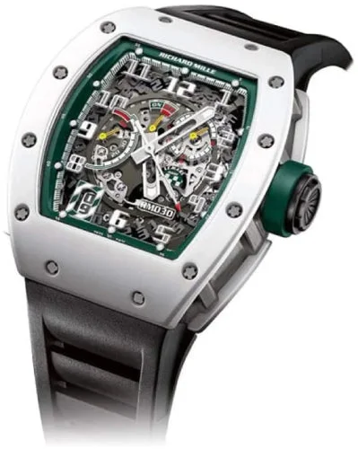 Richard Mille Le Mans White Ceramic 50mm Openworked Dial - RM030