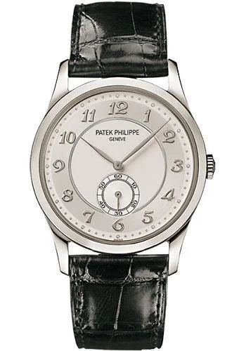 Patek Philippe 37mm Calatrava Watch Gray Dial 5196P